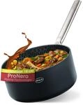 R&Ouml;SLE EBONIC Stielkasserolle 16cm &ndash; Kasserolle Induktion mit ProNero Keramik