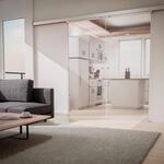 inova Doppel-Glas-Schiebet&uuml;r 2-Fl&uuml;gelig 1760 x 2035 mm Klarglas Alu...