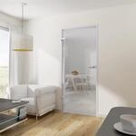 inova Glast&uuml;r 834x1972x8mm Klar-Glas DIN Links Komplettset mit Beschlag Studio...