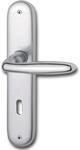 HOPPE 2949501 Dr&uuml;ckergarnitur Verona-auf Langschild Buntbart Entfernung 90mm,...
