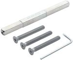 FH-Befestigungsset Schnellstift zu Sicherheits - Dr&uuml;ckergarnitur, 112 - 117
