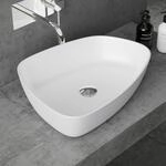 doporro Waschbecken Aufsatzwaschbecken Wei&szlig; matt BTH: 51x38x12 cm