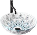 Rea Aufsatzwaschbecken Mandala Waschtisch Handwaschbecken Bad Waschschale...
