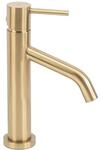 Rea Waschtischarmatur LEVEL BRUSH GOLD LOW Wasserhahn Bad Badarmatur aus Messing