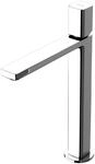 doporro Armatur Bad Wasserhahn Badezimmer Einhebelmischer Silber 30,9 cm hoch