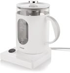 Vitinni Smart Wasserkocher, 1,5L, Gl&auml;nzend-Wei&szlig;, Eingebautes Teesieb,