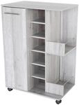 Chillroi&reg; Weinschrank mit Rollen &ndash; Rollschrank Holz, 48 Flaschen, 50 kg...