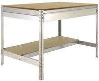 PROREGAL Werkbank Buffalo mit Schubfach | HxBxT 84x150x61cm | Traglast 600kg 