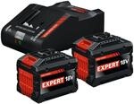 Bosch EXPERT 18V System Hochleistungs-Starter-Set: 2x EXBA18V-150 + 1x...