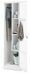 Jan Nowak Besenschrank Haushaltsschrank Metall - Agnes | 50 x 185 x 50 cm 