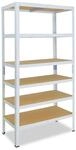 shelfplaza Home 230x110x60 cm Schwerlastregal in wei&szlig; mit 6 B&ouml;den und 145 kg