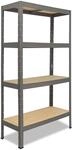 shelfplaza Pro 180x80x60 cm Schwerlastregal in grau mit 4 B&ouml;den und 200 kg...