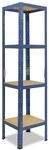 shelfplaza Home 180x50x50 cm Schwerlastregal in blau mit 4 B&ouml;den und 175 kg...
