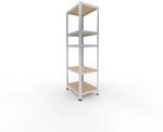 shelfplaza Home 180x45x60 cm Schwerlastregal in verzinkt mit 5 B&ouml;den und 175 kg
