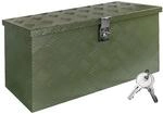 Trucky Deichselbox Gr&uuml;n Werkzeugkasten Truckbox Alu Box Anh&auml;nger Kiste mit...