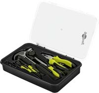 goobay Handwerkzeug-Set 26-teilig mobiles Werkzeugset f&uuml;r Heimwerkerarbeiten...