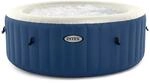 Intex PureSpa 28486 &ndash; aufblasbarer Whirlpool, rund, 4 Pl&auml;tze, 100 D&uuml;sen,...