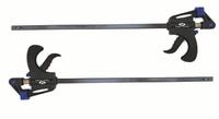 Vago-Tools 2x Einhandzwinge 900mm Leimzwinge Schnellspannzwinge, Schwarz