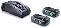 Festool Energie-Set 18 V &ndash; 2X TBX4 Akku 4,0 Ah & TCL 6 Ladeger&auml;t