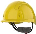 JSP EVOLITE Schutzhelm Bauhelm, Ultraleicht, Bel&uuml;ftet, Drehverschluss, Gelb