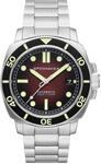Spinnaker Herren 42mm Hull Diver Automatik Ombre Red 3-Zeiger-Uhr mit