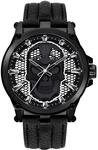 Police Analoges Modell Vertex 3H Black Dial Black Strap. Marke: