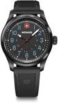 WENGER Herren Armbanduhr Terragraph, &Oslash; 43 mm, Swiss Made, Analog Quarz, Wasserdicht