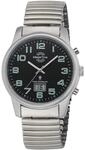 Master Time Funk Quarz Herren Uhr Analog-Digital mit Edelstahl Armband...