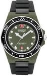 Swiss Military Hanowa Herren Armbanduhr in der Farbe Gr&uuml;n, Bandmaterial:...