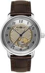 Zeppelin 8567-5 Damenuhr Friedrichshafen Automatik 36mm Silberfarben Leder