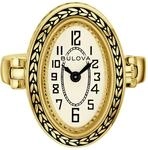 Bulova Art Deco Ring 97L188 Damenarmbanduhr