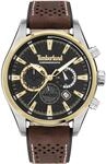 Timberland Aldridge Herren Chronograph Analog 46mm Edelstahl/Leder