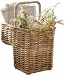 Loberon Korb Merveillette, Naturbelassen, Anpassung an Treppenstufen,...