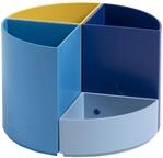 Exacompta 68202D Stiftehalter The Quarter BeeBlue mit 4 F&auml;chern f&uuml;r mehr...
