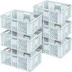 BRB 6x Eurobeh&auml;lter durchbrochen/Stapelkorb, LxBxH 600x400x240 mm,...