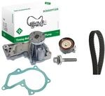 INA 530 0605 30 Wasserpumpe + Zahnriemensatz 27 mm Kompatibel mit FORD Fiesta...