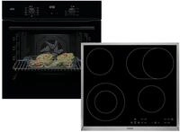 AEG AB22B Set Backofen BE1100B + Glaskeramikkochfeld HK634060XB