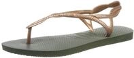 Havaianas Damen Luna Zehentrenner, Green Olive, 35/36 EU