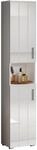 trendteam smart living - Wons - Hochschrank - Wei&szlig;/Wei&szlig; Hochglanz - 1 offenes Fach