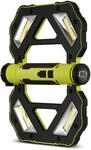 REV BUTTERFLY, LED Arbeitsleuchte mit Akku, 4x2W, 4x175lm, IP20, schwarz-gruen