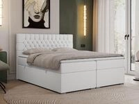 MKS MEBLE Boxspringbett 120x200 cm mit Bettkasten, Premium Multipocket Matratze...