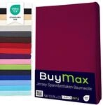 Buymax Spannbettlaken 80x200cm Doppelpack 100% Baumwolle Spannbetttuch Bettlaken