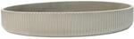 VIVANNO Pflanzschale aus Fiberglas &ndash; Runde Dekoschale 30x5 cm Skandigrau,...