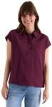 Cecil Dropped Shoulder Bluse mit Struktur Sweet Grape red L