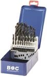 BOHRCRAFT Spiralbohrer-Kassette DIN338 HSS-R Bohrer, Durchmesser 1-13 mm,...