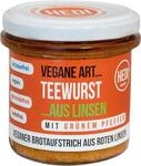 Vegane Art... Teewurst mit gr&uuml;nem Pfeffer 6 x 140 g