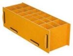 Werkhaus Stiftebox XL, goldgelb, 515 g SON2007-22, 12 x 9 x 30 cm