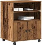 vidaXL Druckerst&auml;nder Altholz 60 x 48 x 74 cm Holzwerkstoff, B&uuml;ro, Moderner