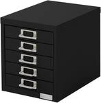 ML-Design Aktenschrank mit 5 Schubladen, 28x38x33 cm, Schwarz,...