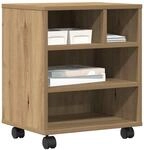 vidaXL Druckerst&auml;nder Artisan-Eiche 41 x 32 x 48 cm Holzwerkstoff, Moderner